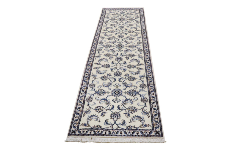 Läufer Perser - Nain - 78 x 293 cm - creme
