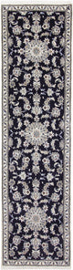 Läufer Perser - Nain - 76 x 290 cm - dunkelblau