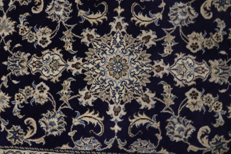 Läufer Perser - Nain - 80 x 389 cm - dunkelblau
