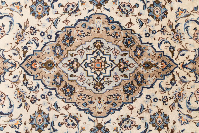Perserteppich - Keshan - 198 x 330 cm - creme