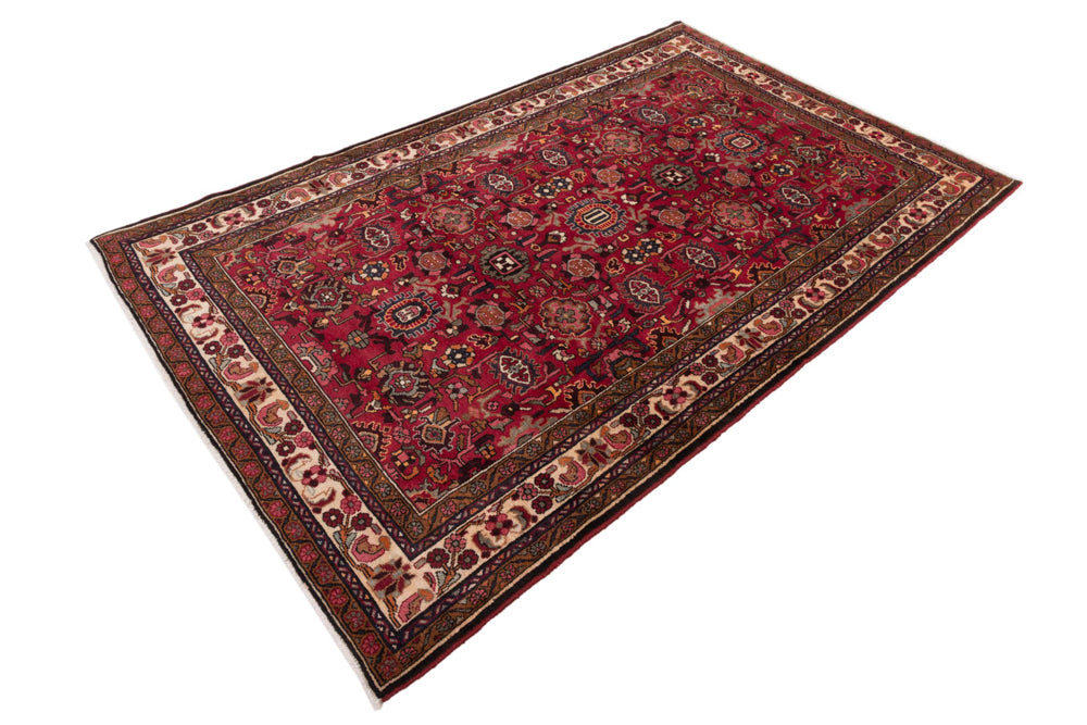 Perserteppich - Nomadic - 195 x 295 cm - dunkelrot