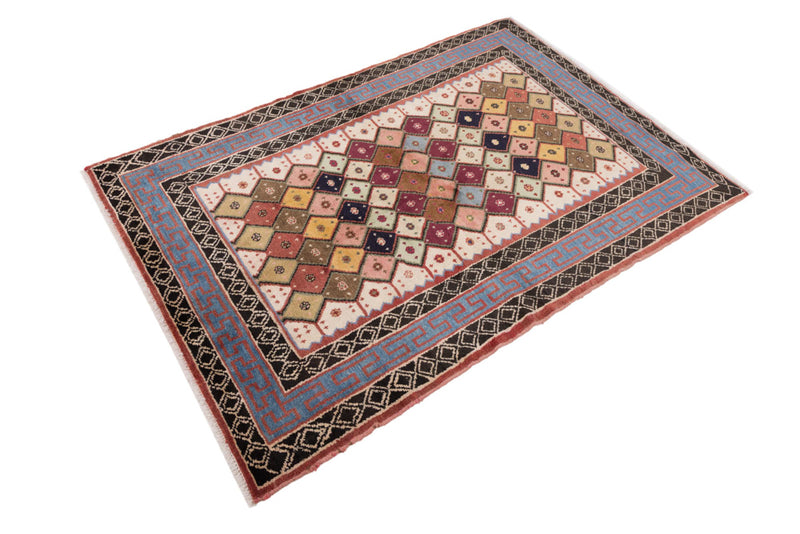 Gabbeh Teppich - Kaschkuli Perser - 132 x 190 cm - mehrfarbig