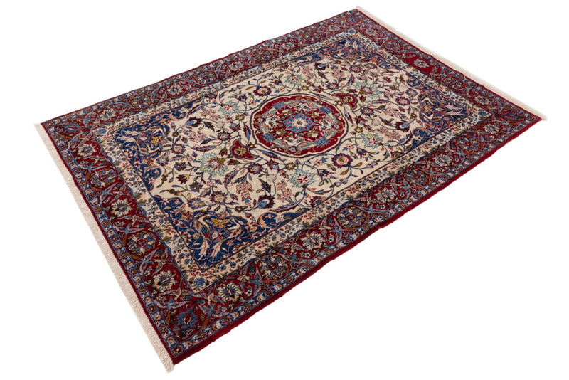 Perserteppich - Isfahan - Premium - 148 x 207 cm - creme