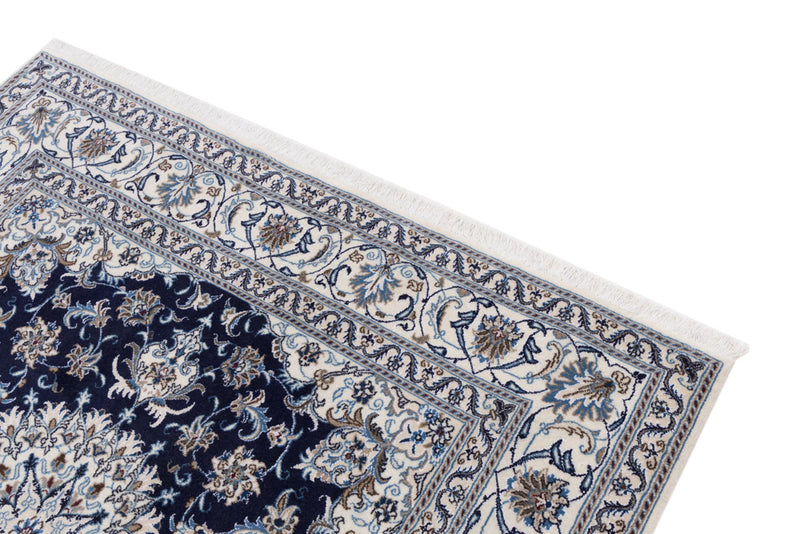 Perserteppich - Nain quadratisch  - 192 x 196 cm - dunkelblau