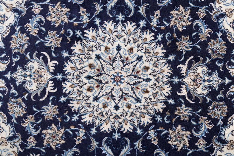 Perserteppich - Nain quadratisch  - 192 x 196 cm - dunkelblau