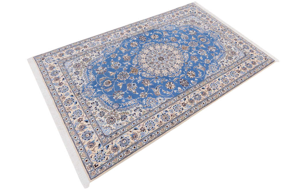 Perserteppich - Nain - 157 x 249 cm - hellblau