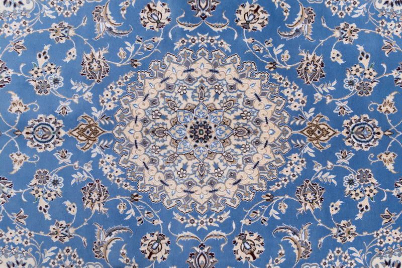 Perserteppich - Nain - 157 x 249 cm - hellblau