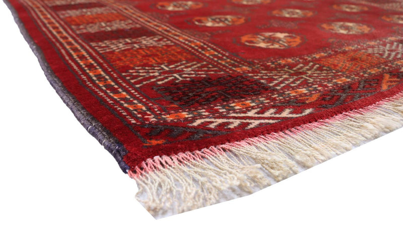 Turkaman Teppich 110 x 144 cm - rot