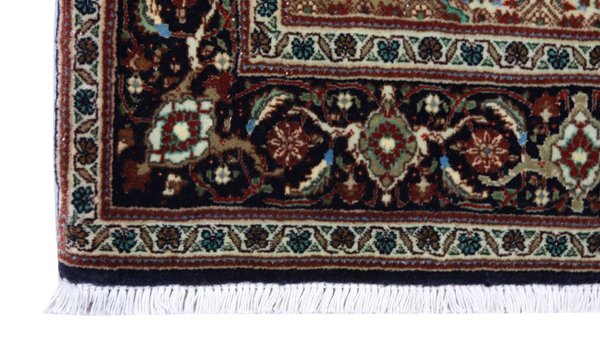 Perserteppich - Täbriz - Royal 104 x 154 cm - schwarz