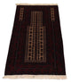 Afghan Teppich 95 x 150 cm - dunkelrot