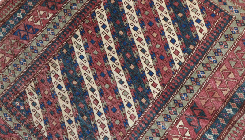 Afghan Teppich - Buchara 93 x 103 cm - dunkelblau