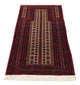 Belutsch Teppich 80 x 120 cm - dunkelrot