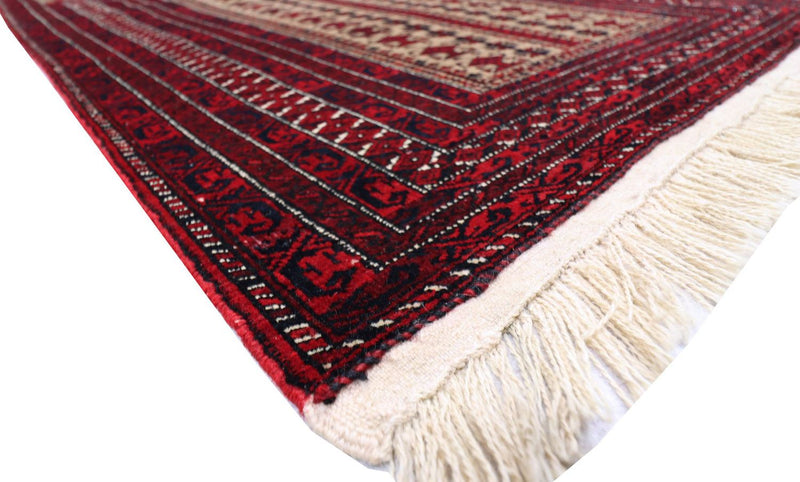 Belutsch Teppich 80 x 120 cm - dunkelrot
