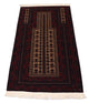 Afghan Teppich 95 x 150 cm - dunkelrot