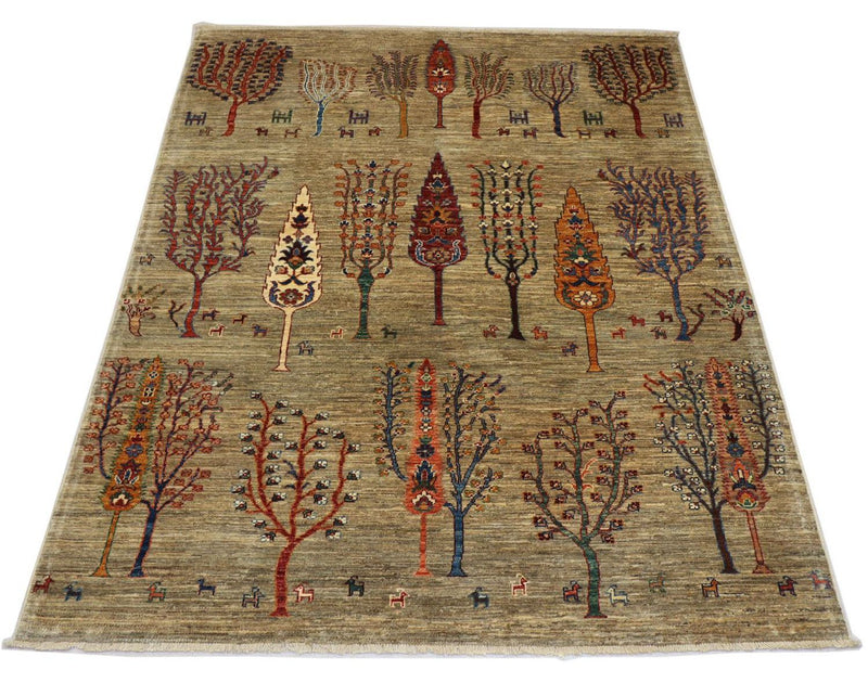 Ziegler Teppich 179 x 239 cm - dunkelbeige