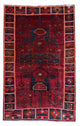 Gabbeh Teppich - Loribaft Perser 160 x 220 cm - hellrot