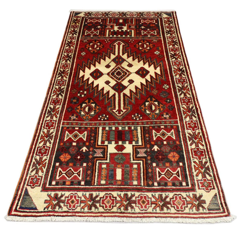 Perserteppich - Nomadic 135 x 245 cm - rot