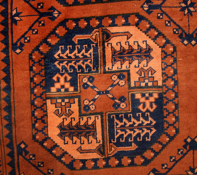 Afghan Teppich 208 x 290 cm - orange