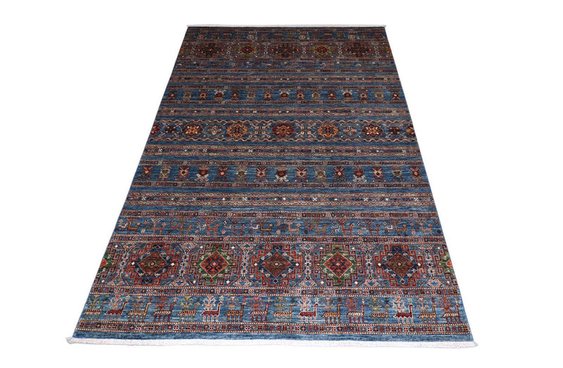Ziegler Teppich 204 x 297 cm - seeblau
