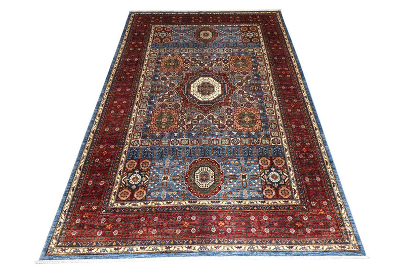 Ziegler Teppich 206 x 313 cm - petrolblau