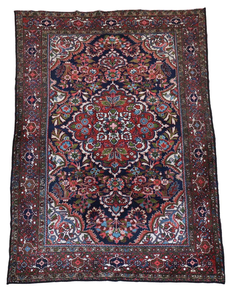 Perserteppich - Nomadic 142 x 205 cm - dunkelblau