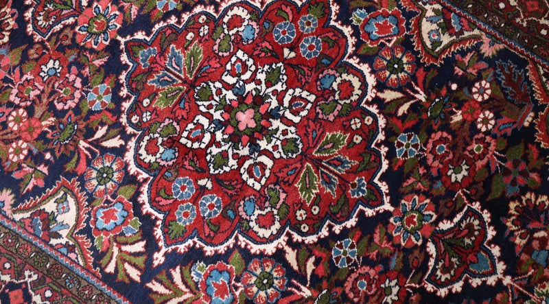 Perserteppich - Nomadic 142 x 205 cm - dunkelblau