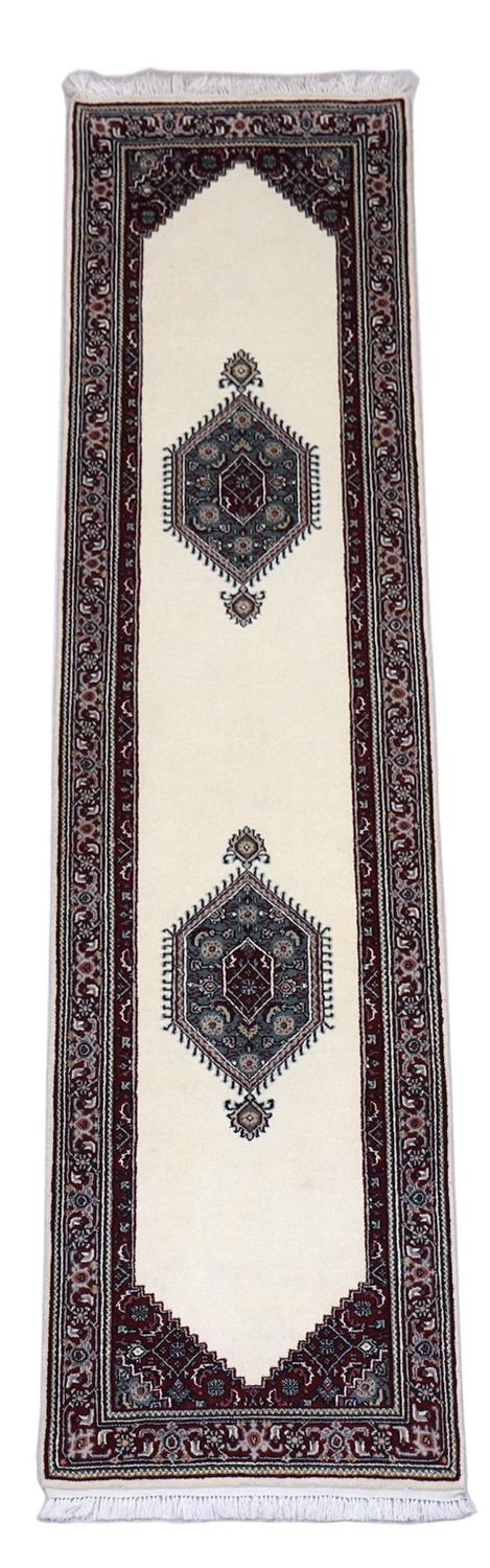 Perserteppich - Bidjar 78 x 296 cm - hellbeige