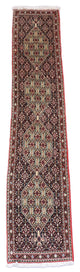 Perserteppich - Bidjar 50 x 238 cm - dunkelblau