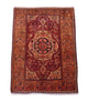 Seidenteppich - Afghan Seide 115 x 154 cm - rot