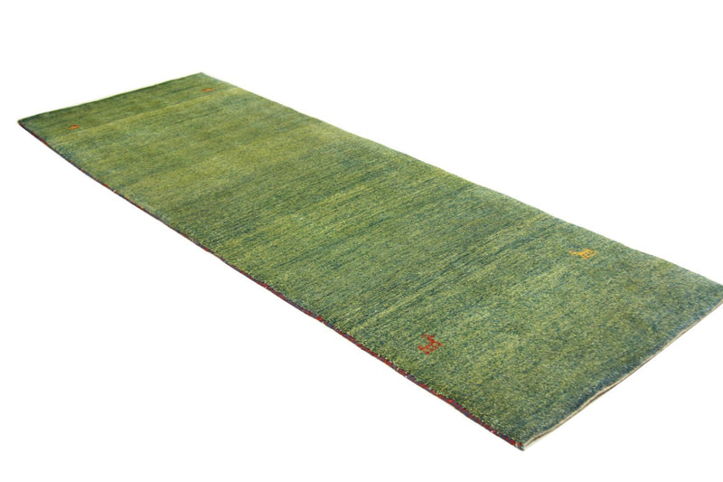 Gabbeh Teppich - Perser 84 x 233 cm - grün