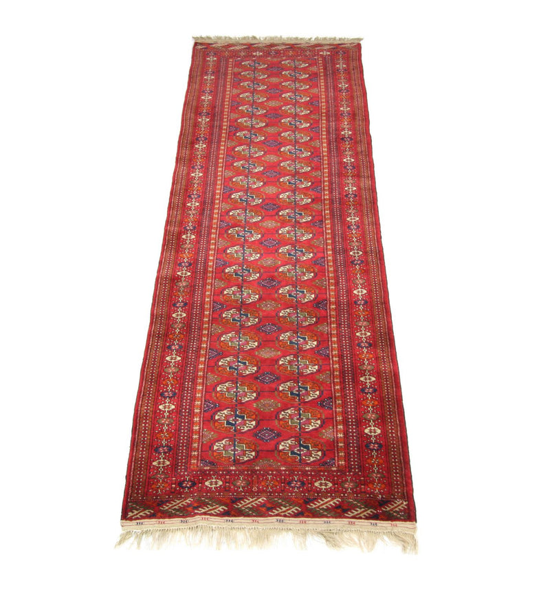 Afghan Teppich - Buchara 88 x 285 cm - rot