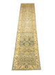Ziegler Teppich 70 x 352 cm - blau
