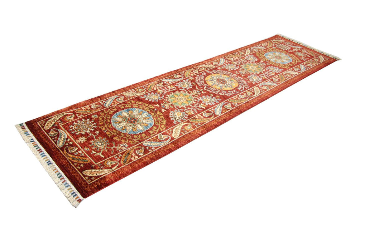 Ziegler Teppich 79 x 306 cm - rot
