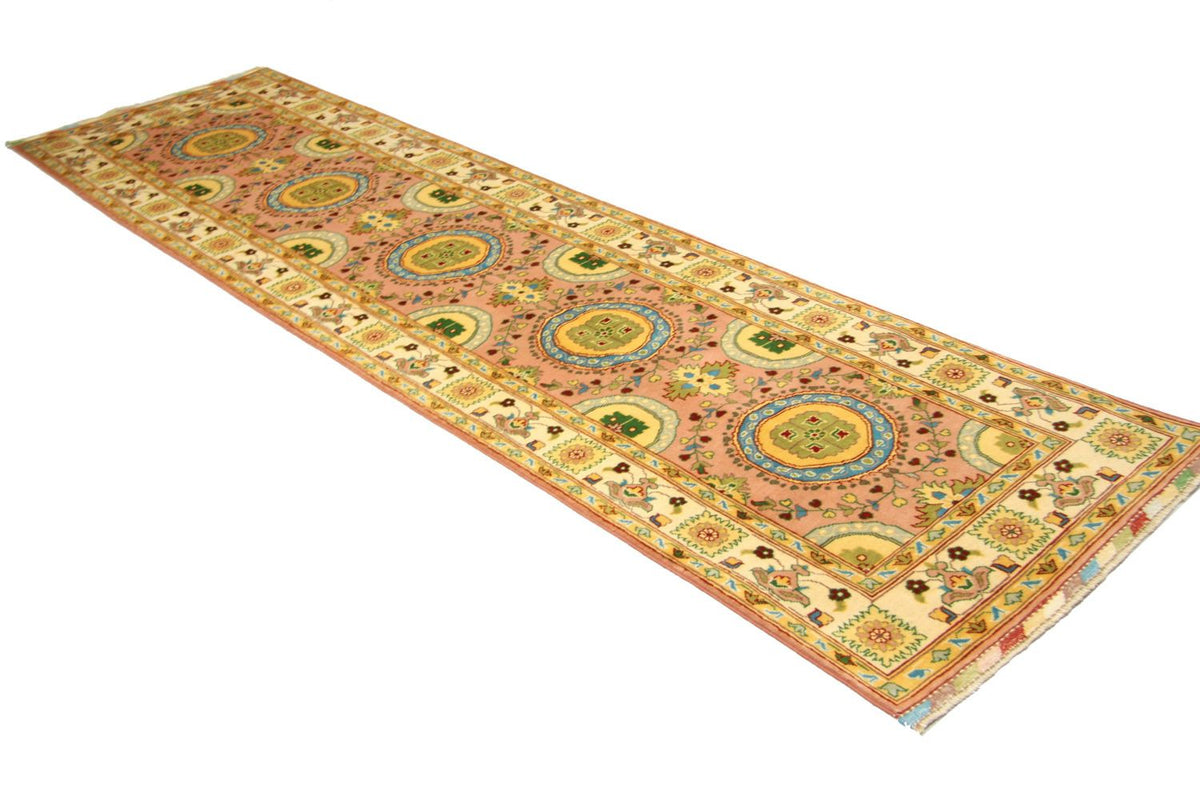 Ziegler Teppich 82 x 309 cm - mehrfarbig
