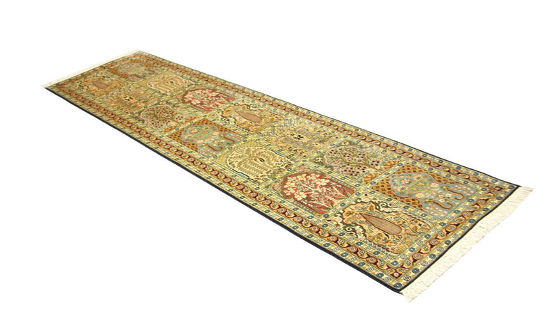 Seidenteppich - Kaschmir Seide 82 x 298 cm Teppich Läufer
