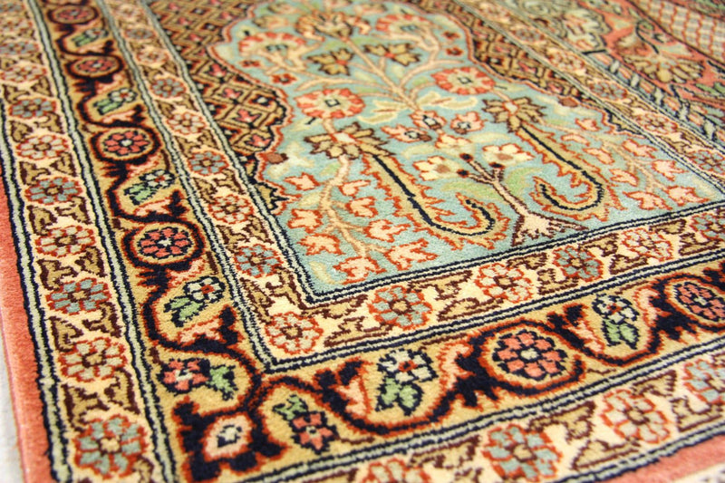 Seidenteppich - Kaschmir Seide 78 x 307 cm Teppich Läufer