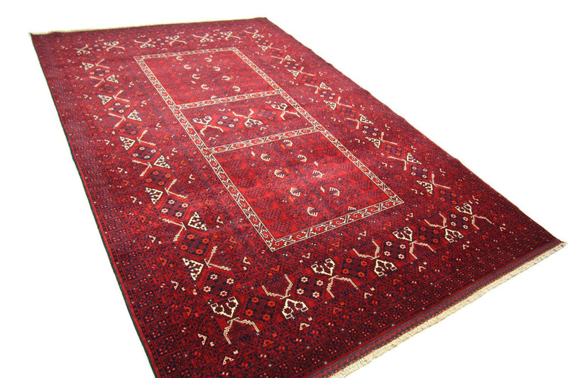 Afghan Teppich 166 x 250 cm - rot