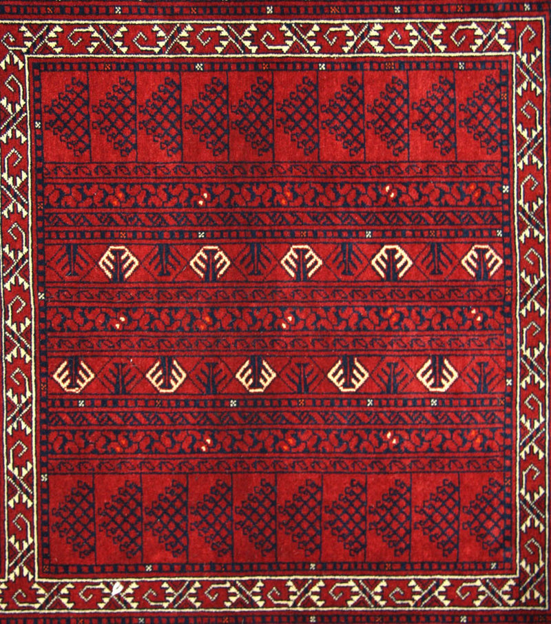 Afghan Teppich 161 x 235 cm - rot