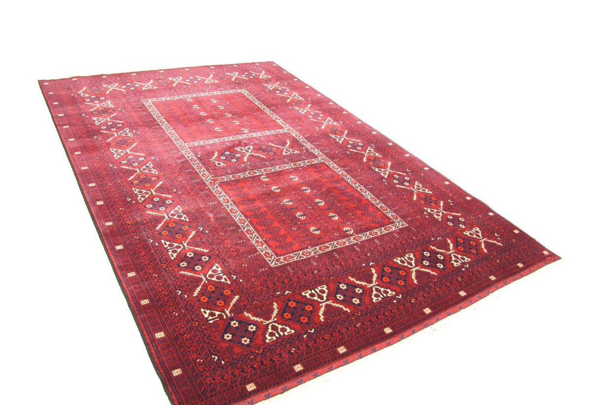 Afghan Teppich 161 x 235 cm - rot