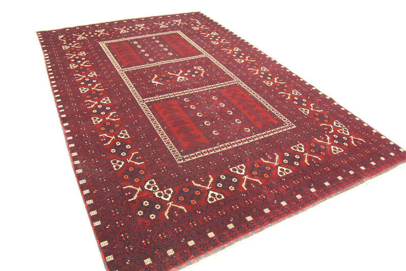 Afghan Teppich 163 x 246 cm - rot