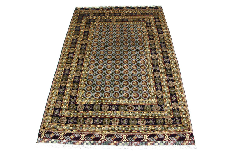 Afghan Teppich 199 x 298 cm - blau