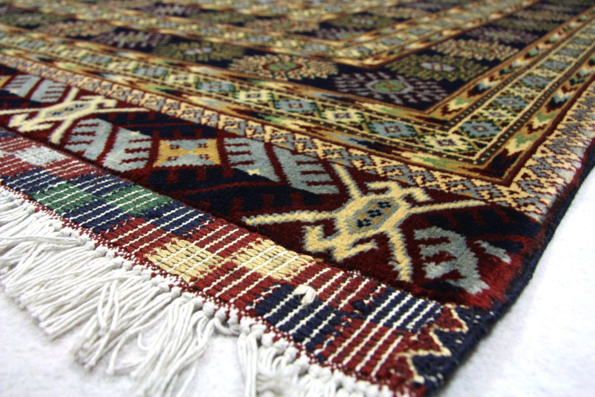Afghan Teppich 199 x 298 cm - blau