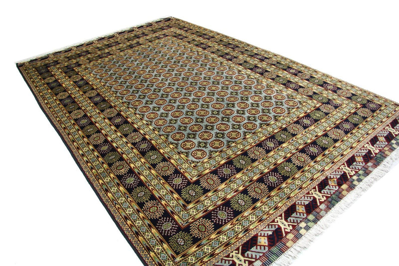 Afghan Teppich 199 x 298 cm - blau