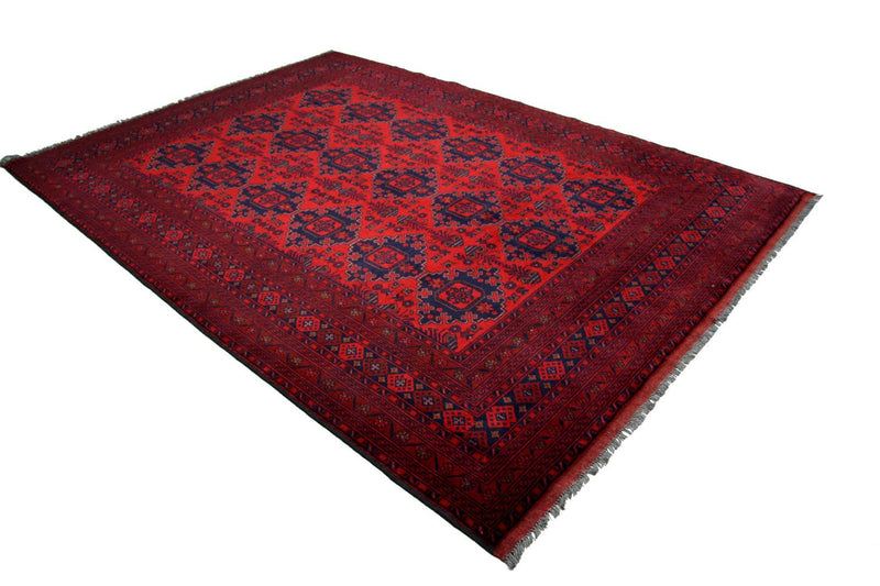 Afghan Teppich 205 x 290 cm - rot