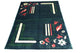 Ziegler Teppich - Modern 204 x 298 cm - blau