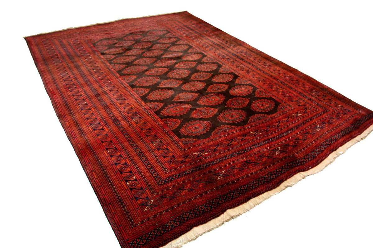 Afghan Teppich - Buchara 198 x 275 cm - rot