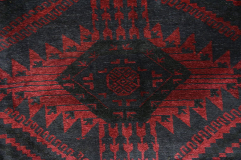 Belutsch Teppich 136 x 270 cm - blau