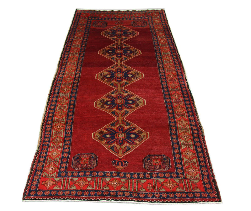 Perserteppich - Nomadic 178 x 369 cm - rot