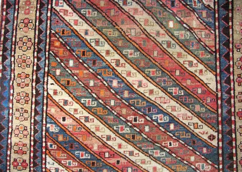 Perserteppich - Nomadic 120 x 373 cm - blau