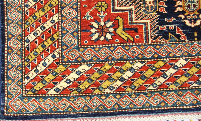 Ziegler Teppich - Kazak 169 x 230 cm - blau
